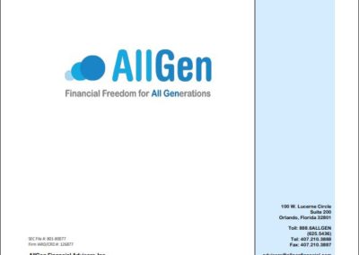 AllGen ADV Disclosure Statement