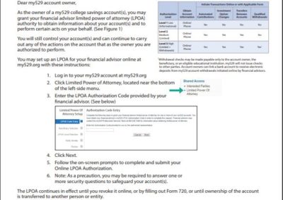 my529 Disclosure Form