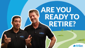 featured image for a blog about retirement planning and financial advice for knowing if you're ready to retire